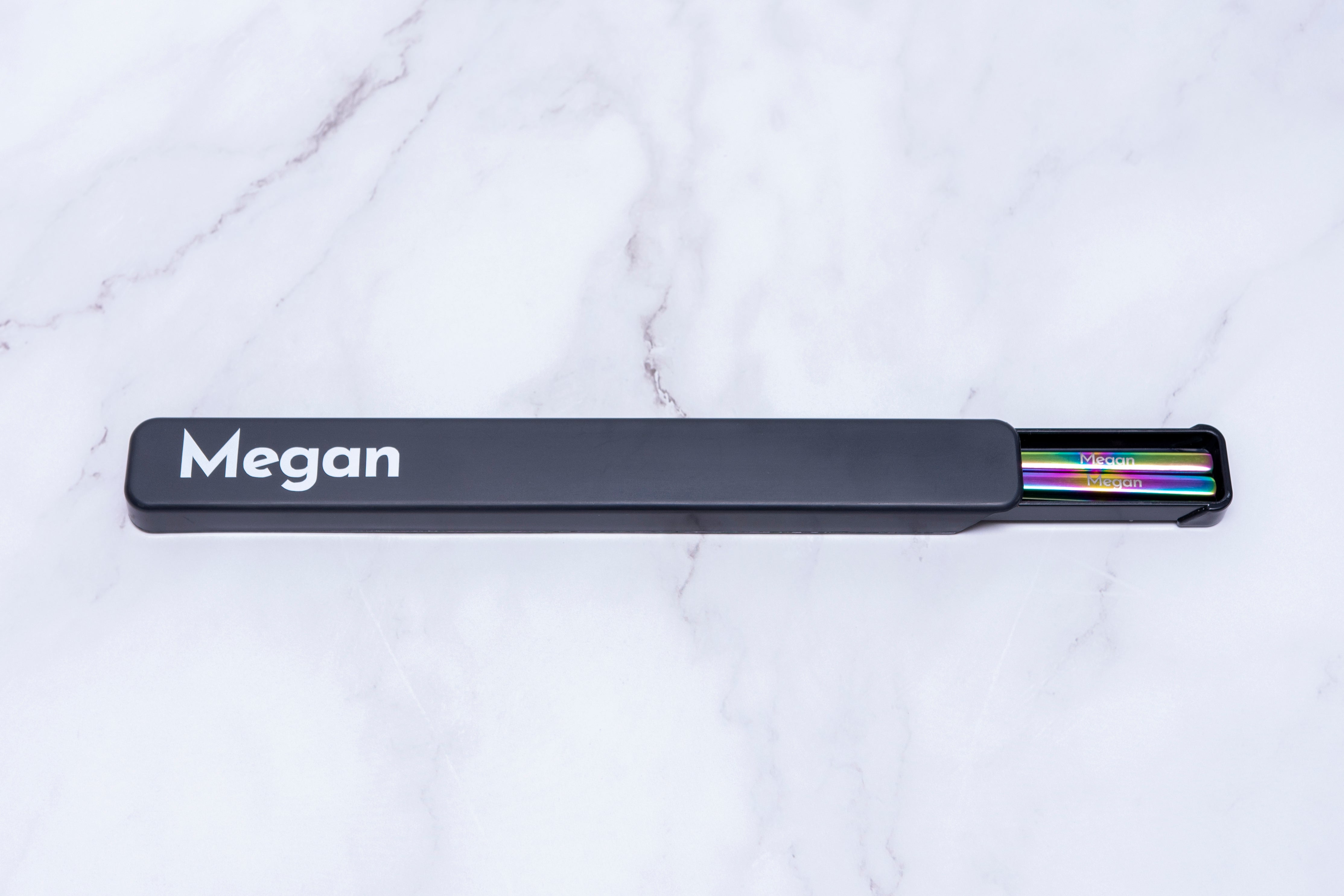 Stainless Steel Reusable Chopsticks Set (Rainbow)