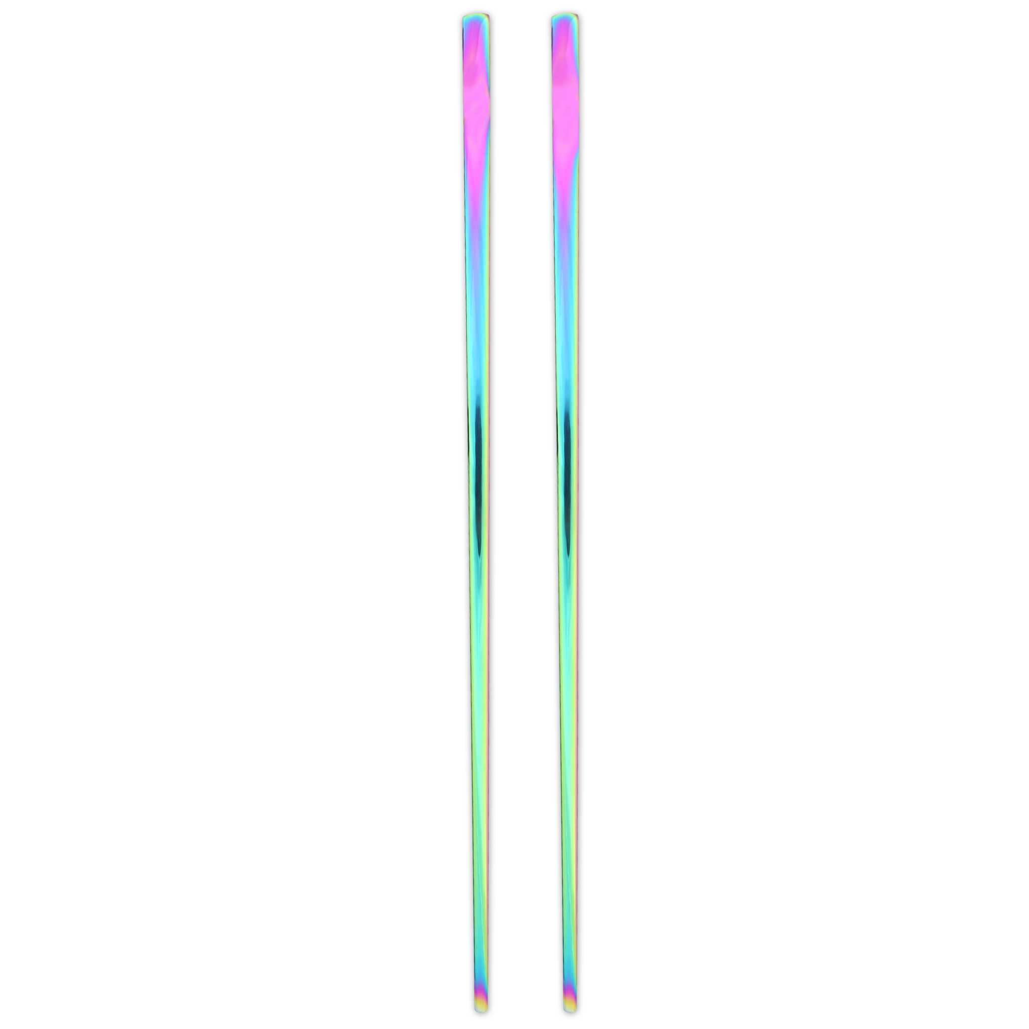 Stainless Steel Reusable Chopsticks Set (Rainbow)