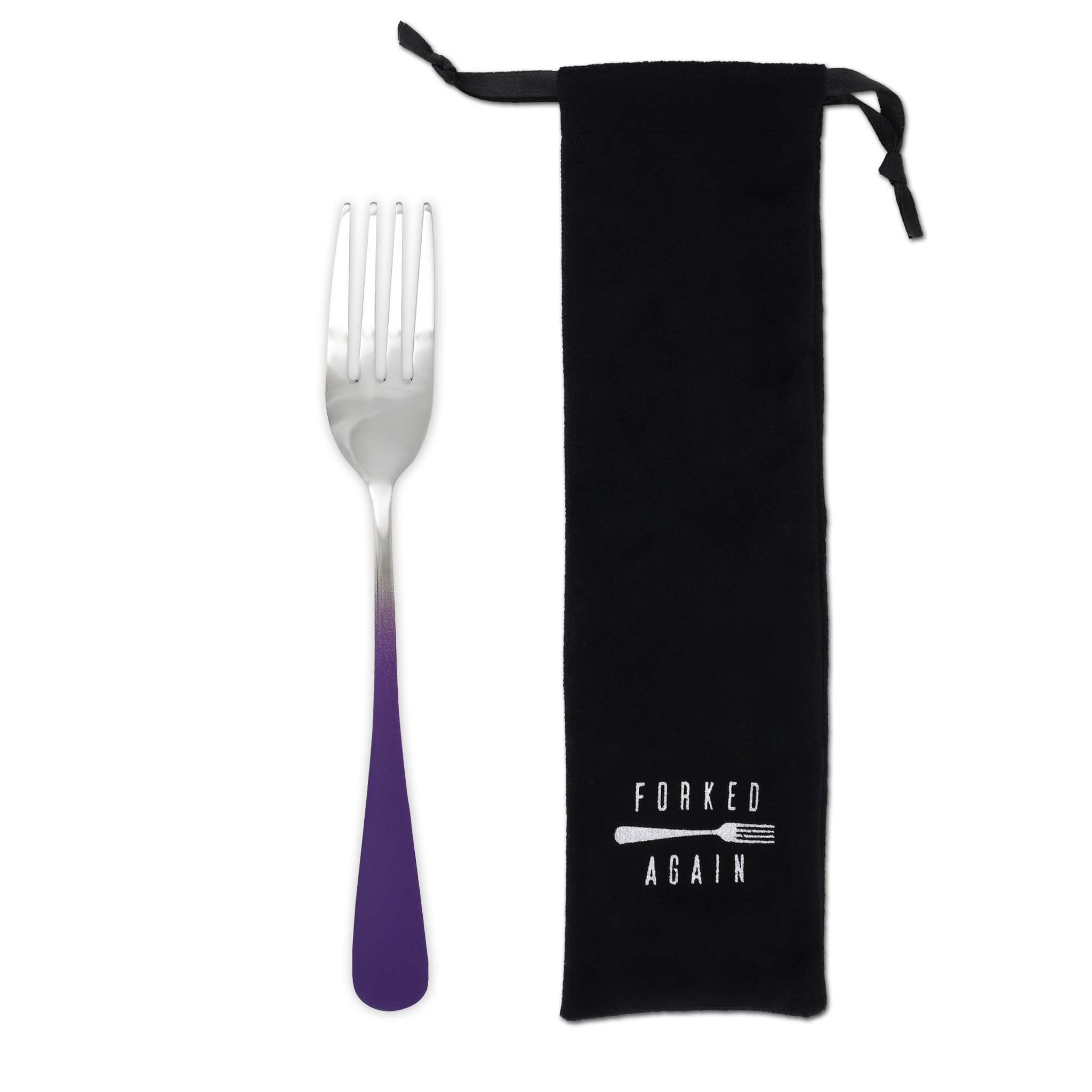 Single Fork (Matte Purple Ombré)