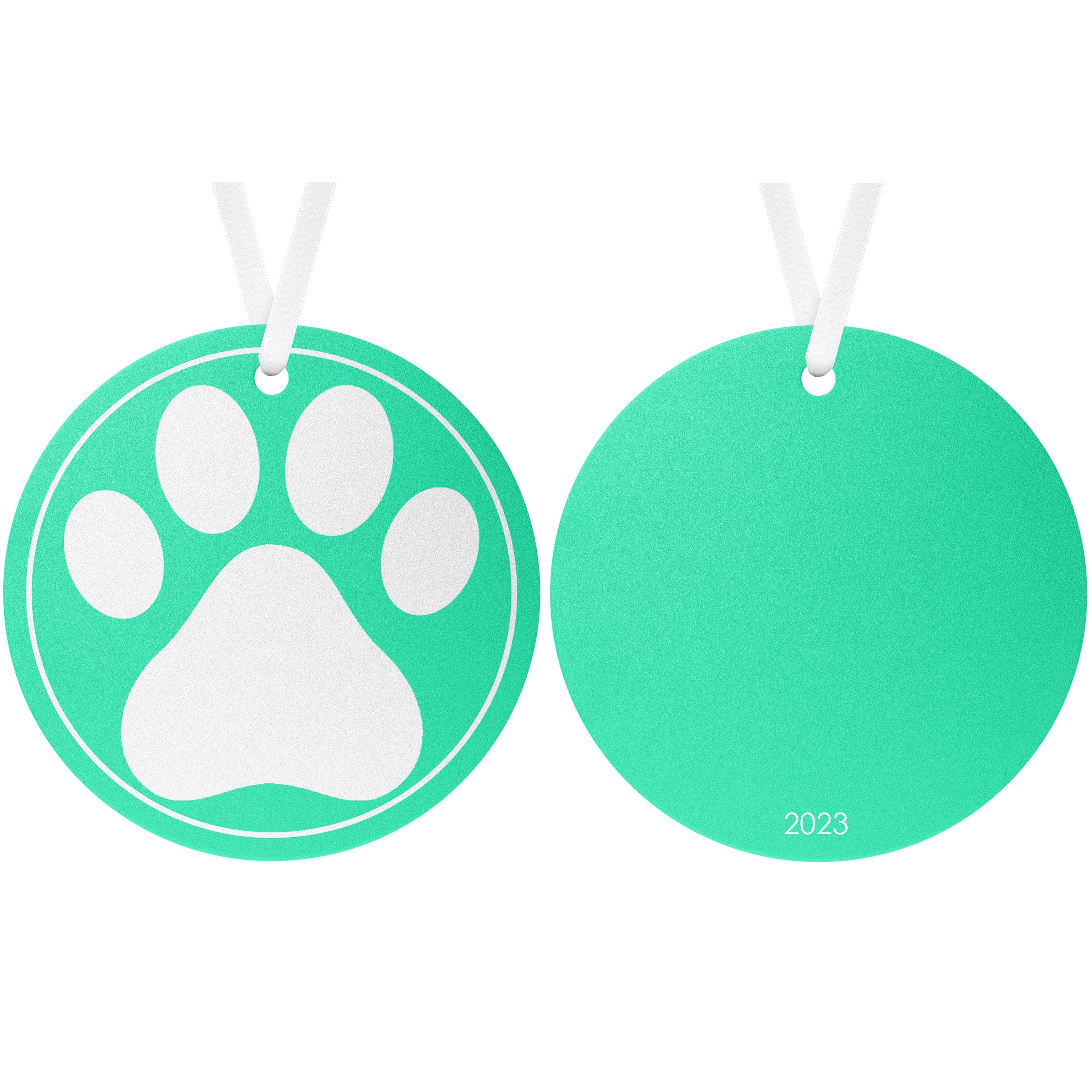 PawPrint Ornament (Black)
