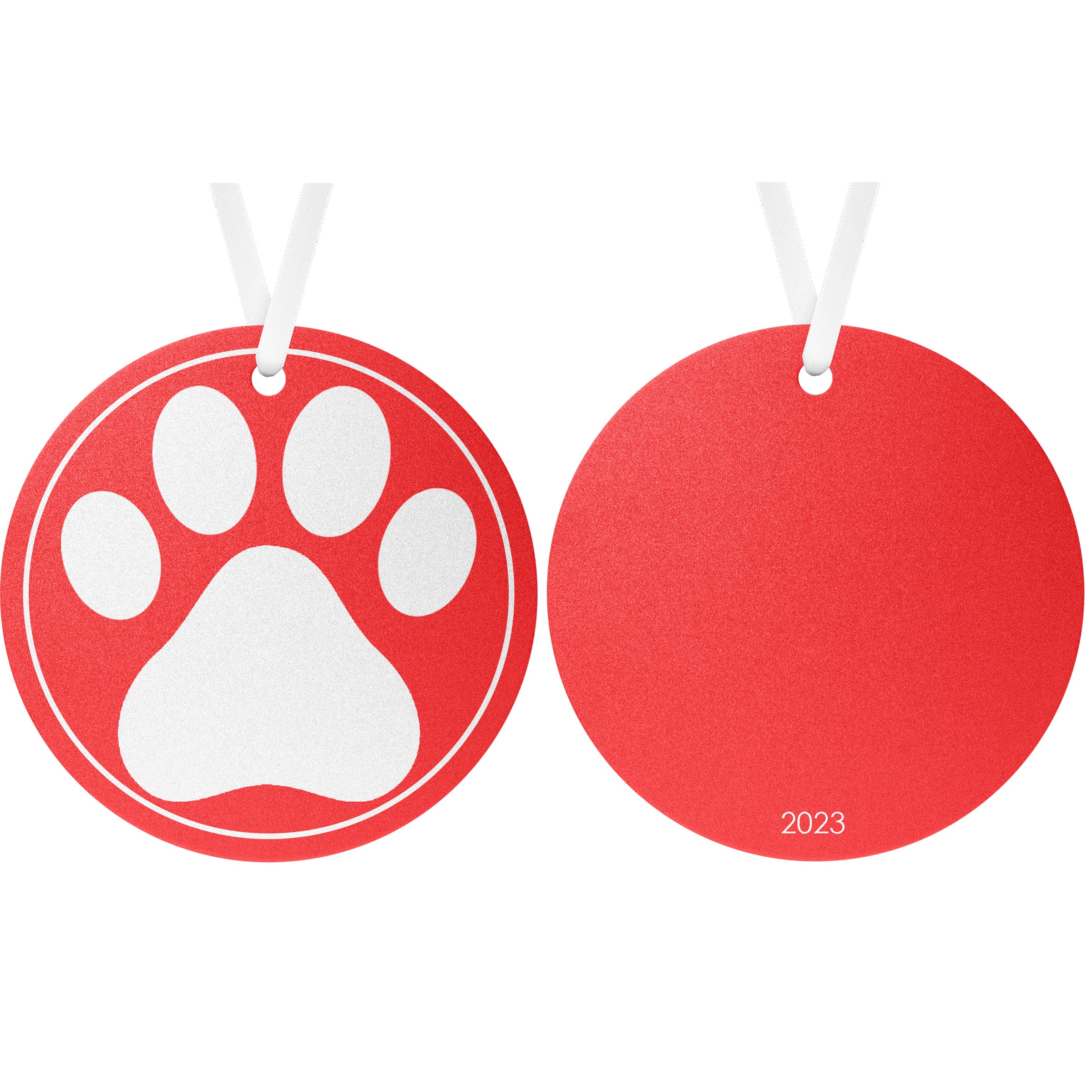 PawPrint Ornament (Black)