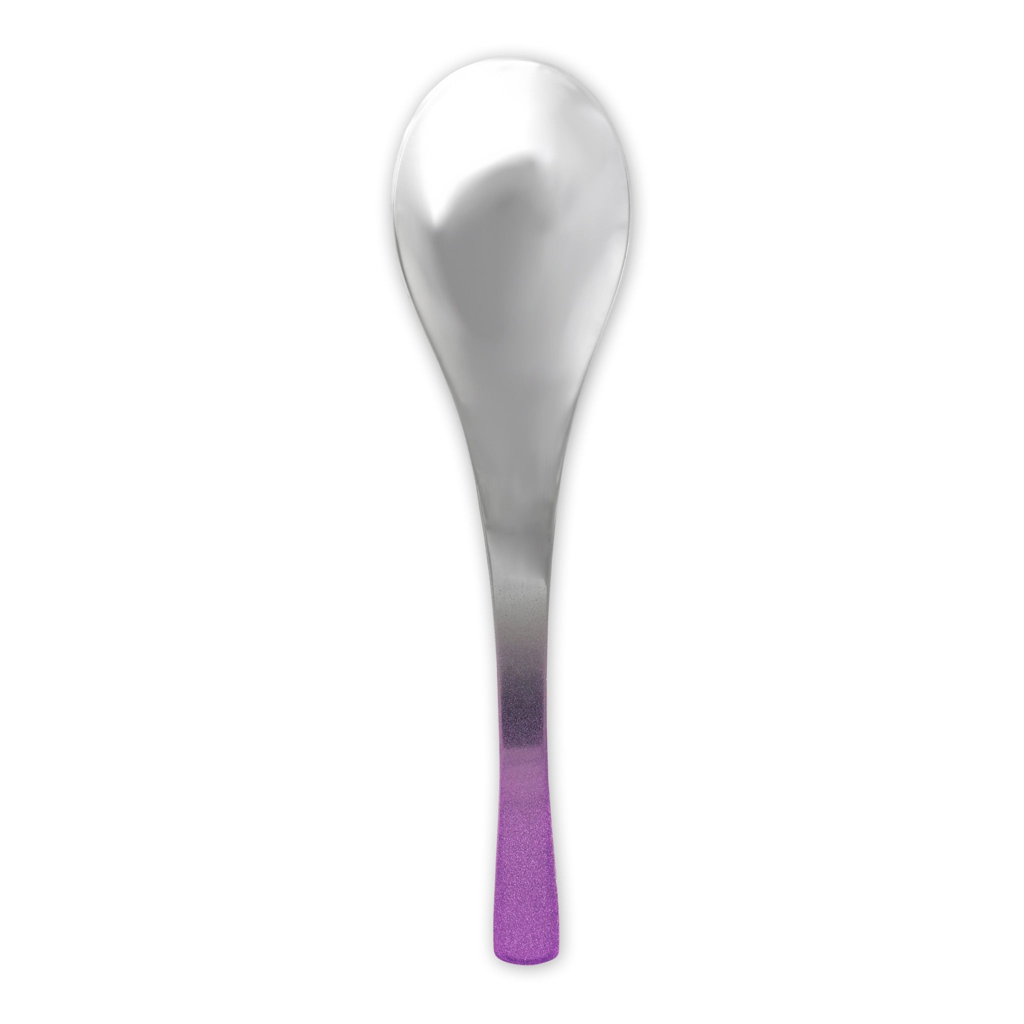 Asian Soup Spoon (Glossy Lavender Ombré)