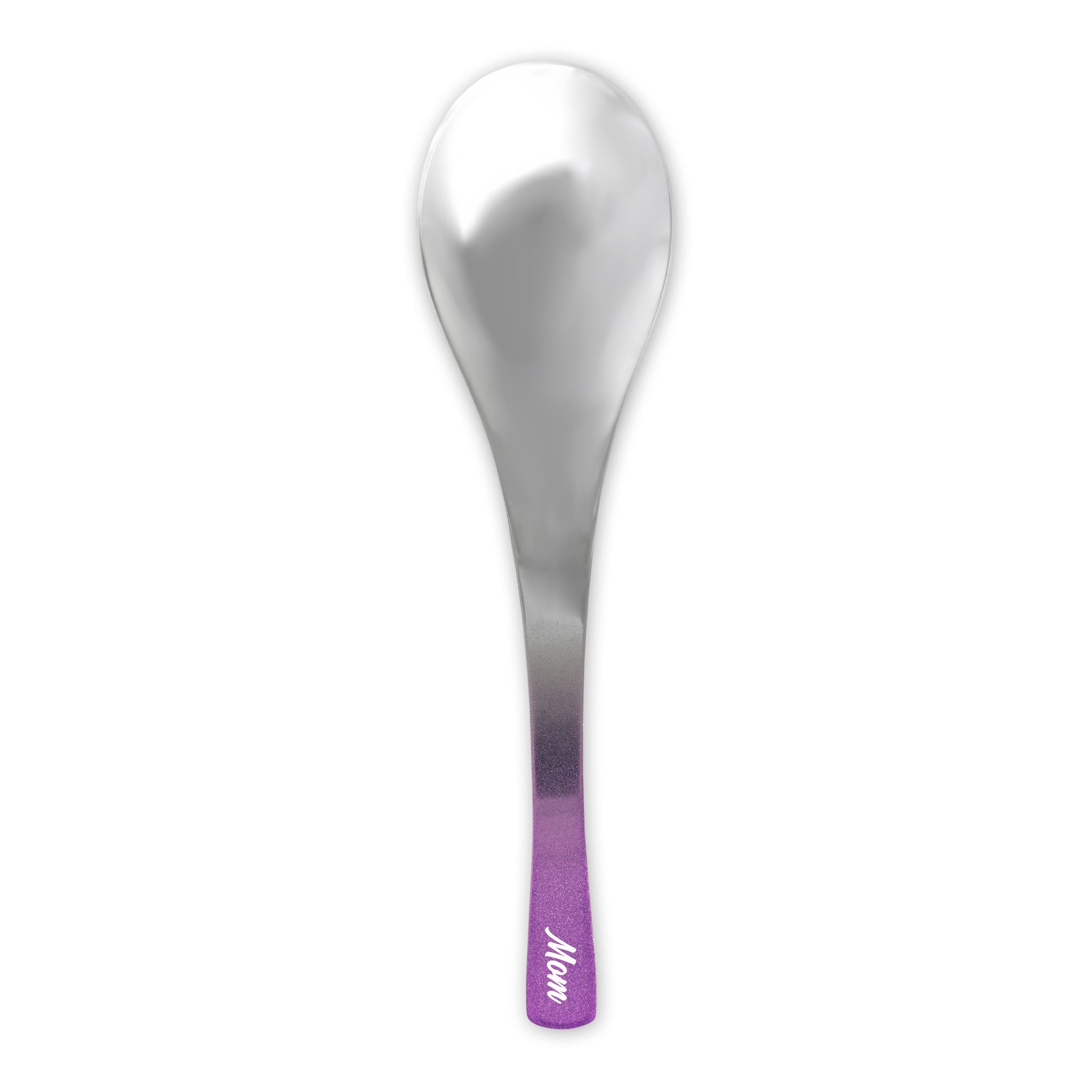 Asian Soup Spoon (Glossy Lavender Ombré)