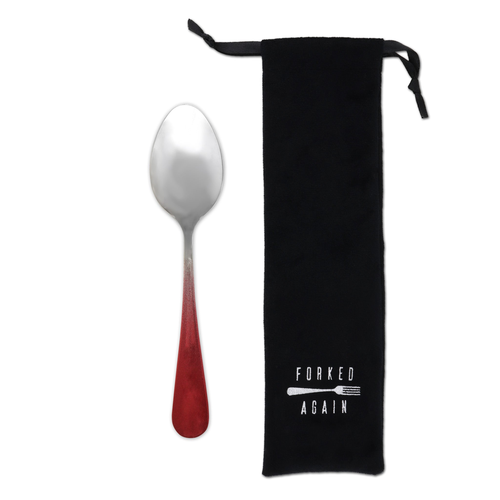 Single Teaspoon (Glossy Red Ombré)