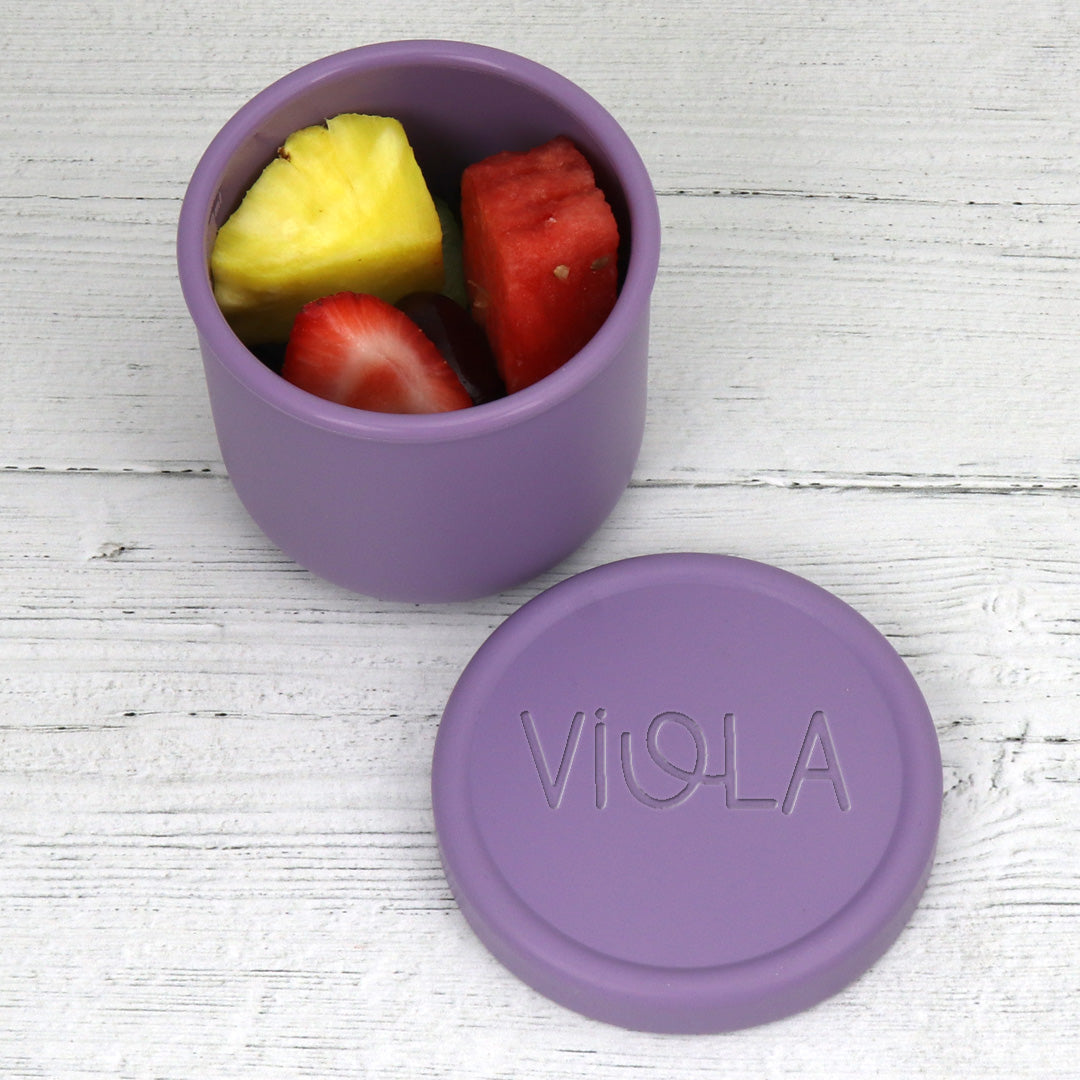Silicone Snack Cup (Viola)