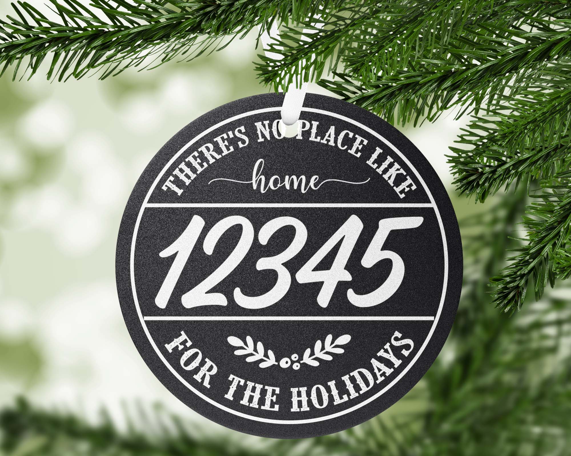 There's No Place Like Home Zip Code Ornament