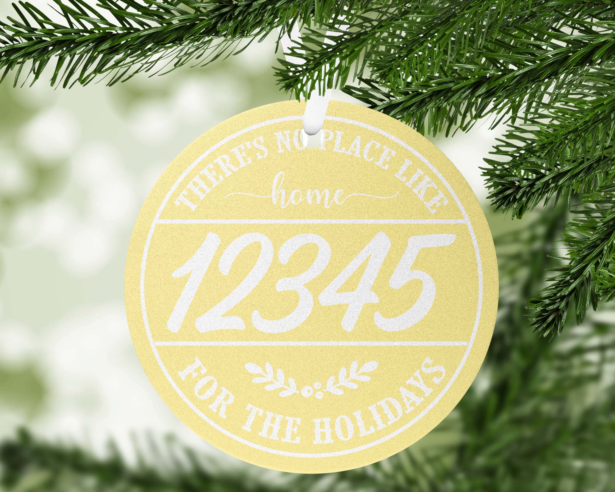 There's No Place Like Home Zip Code Ornament