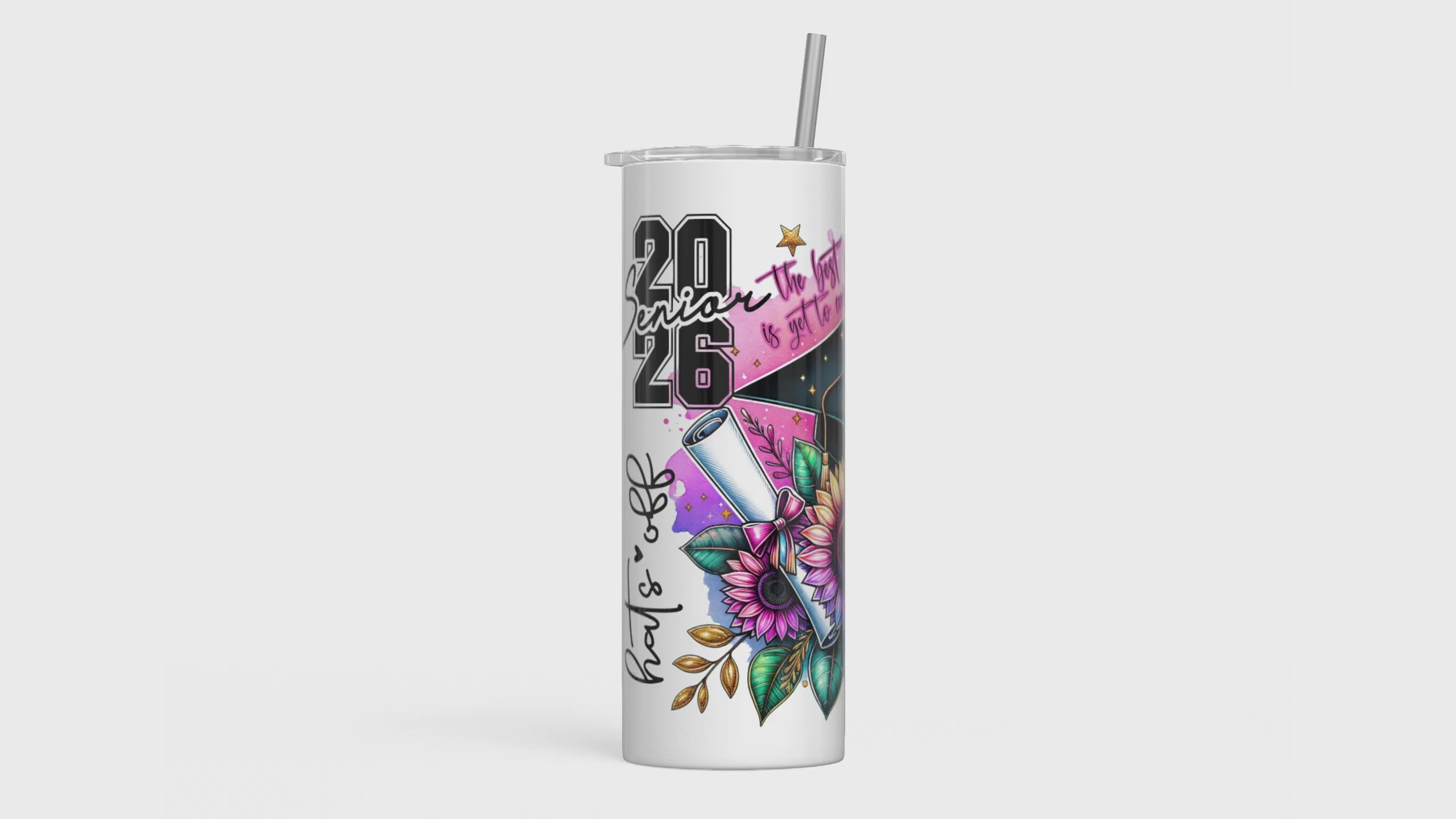 Senior 2026 Graduation Tumbler – Personalized Class of 2026 Gift - 30oz