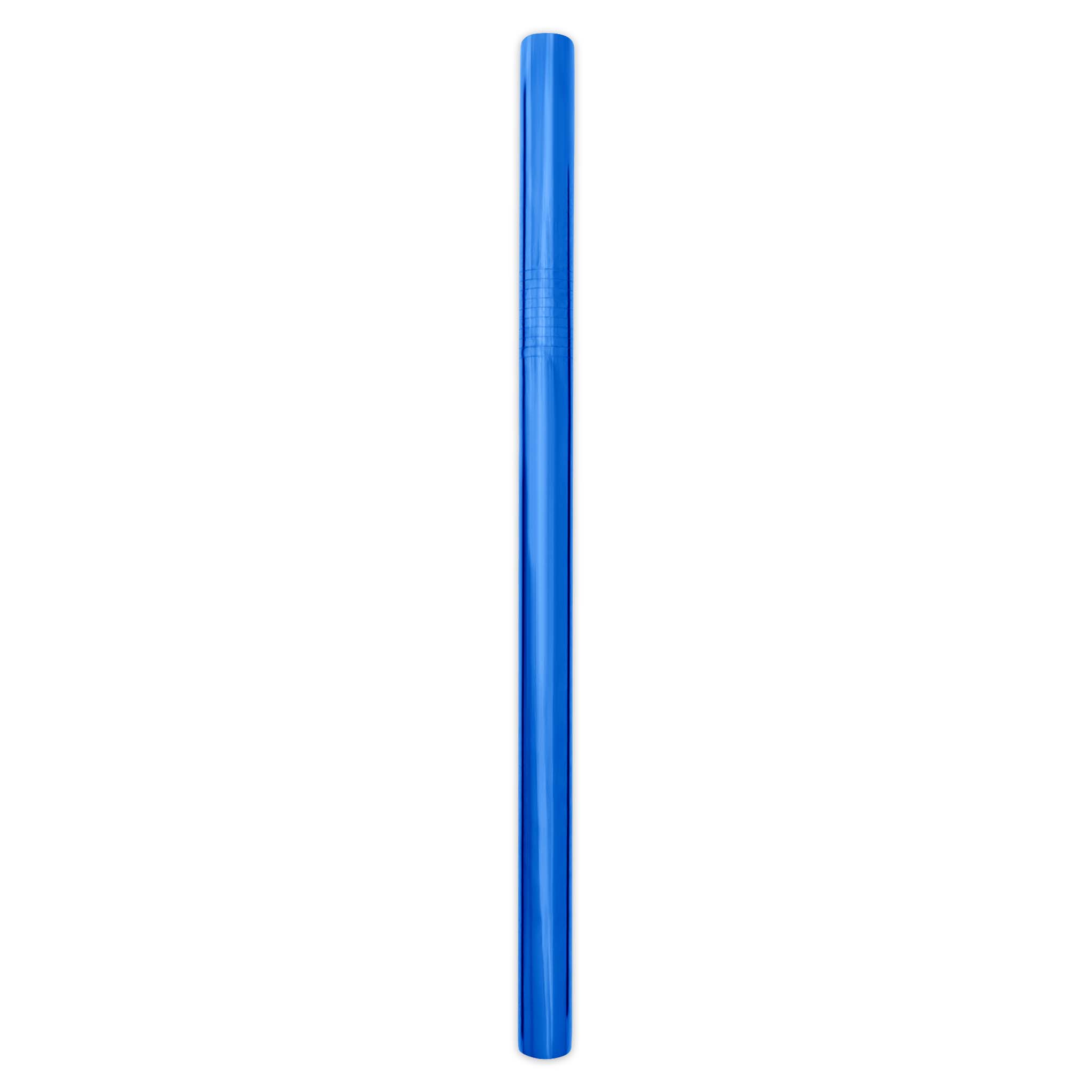 Reusable Stainless Steel Smoothie Straw (Blue)