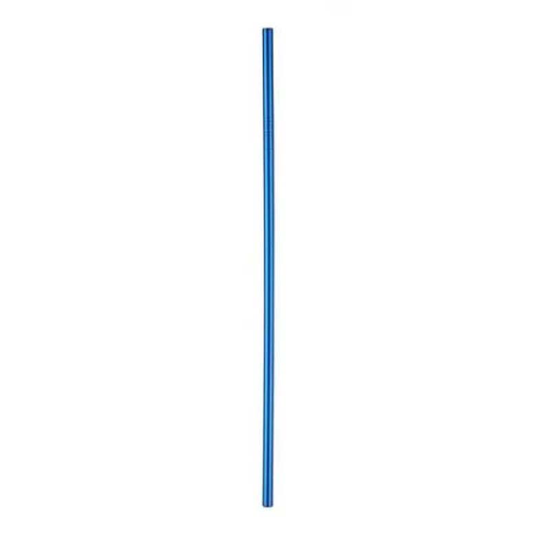 Reusable Stainless Steel Straight Straw (Blue)