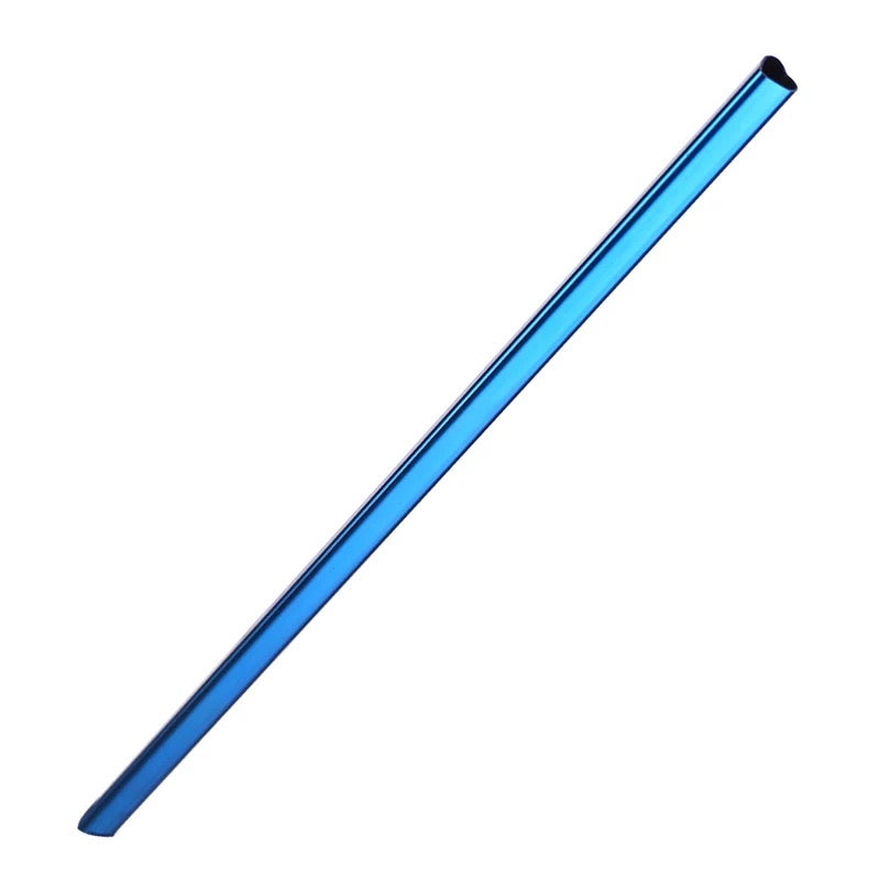 Stainless Steel Heart Straw (Blue)