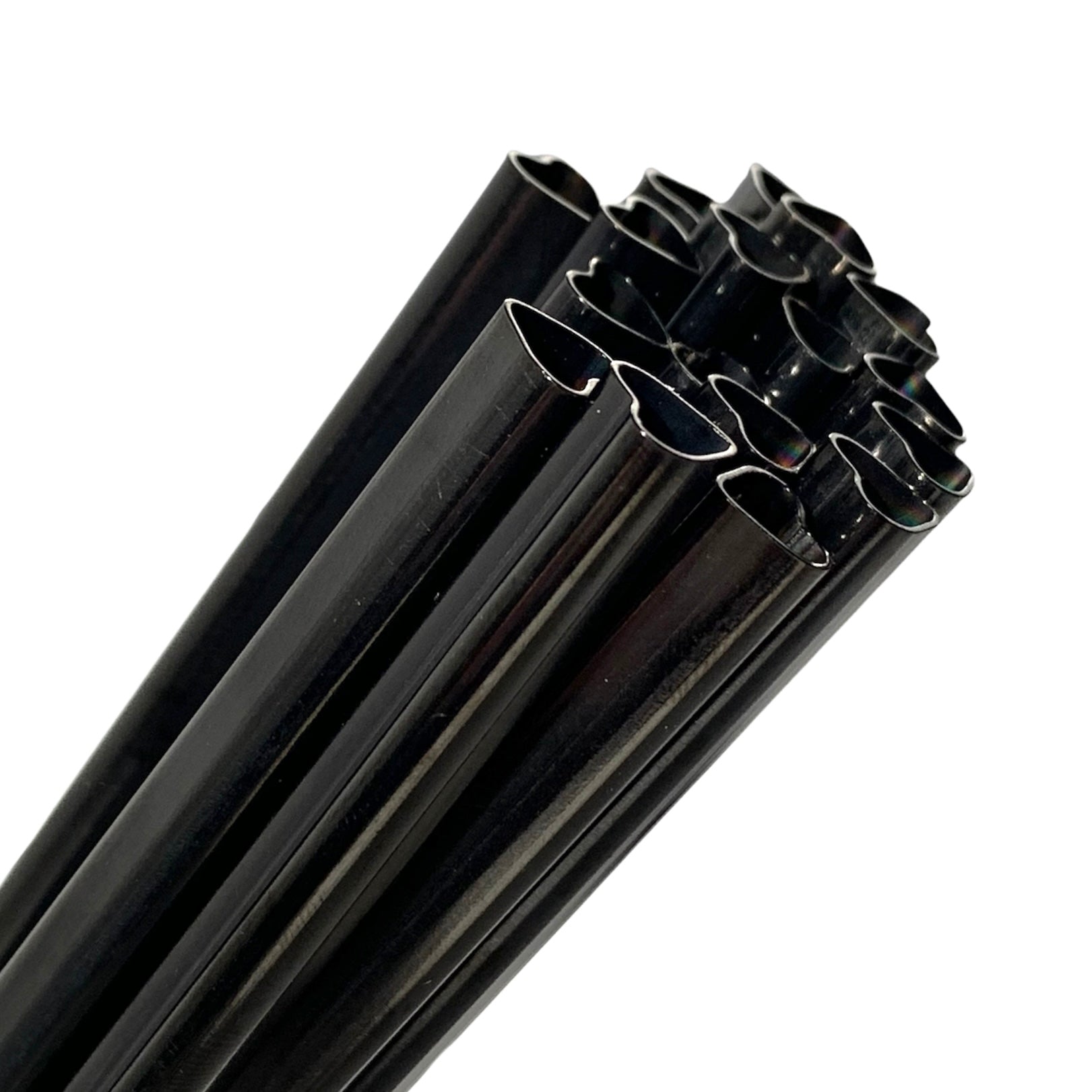 Stainless Steel Heart Straw (Black)