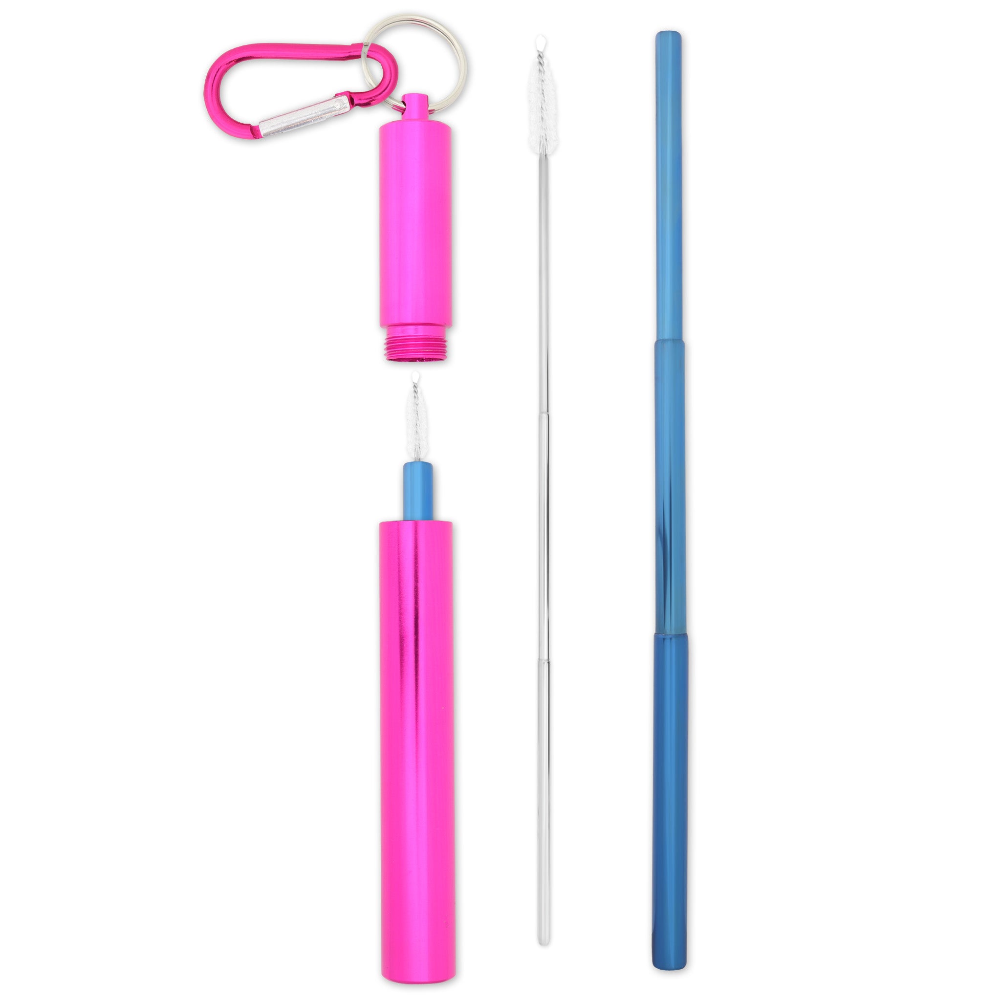 Find Stainless Steel Collapsible Straw - Forked Again