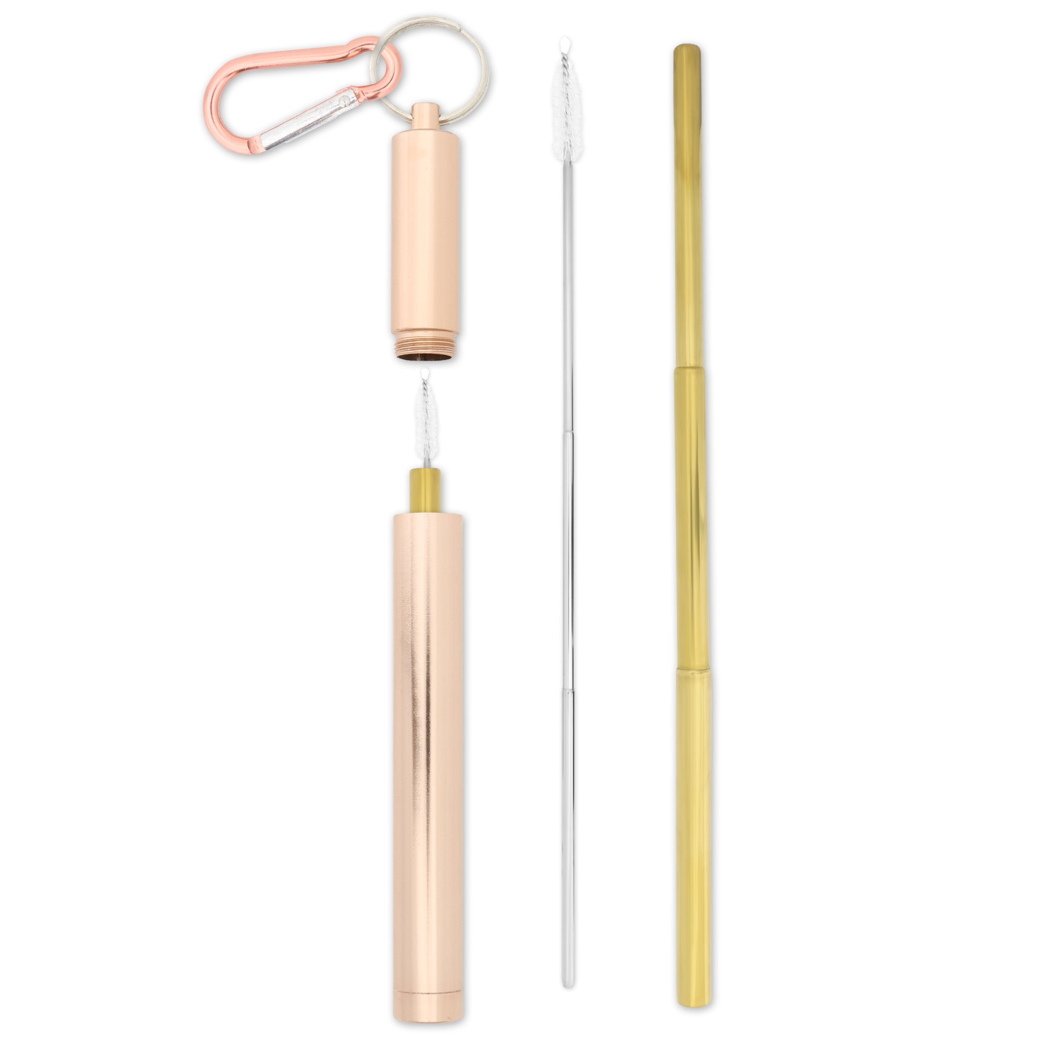 Telescopic Straw (Rose Gold)