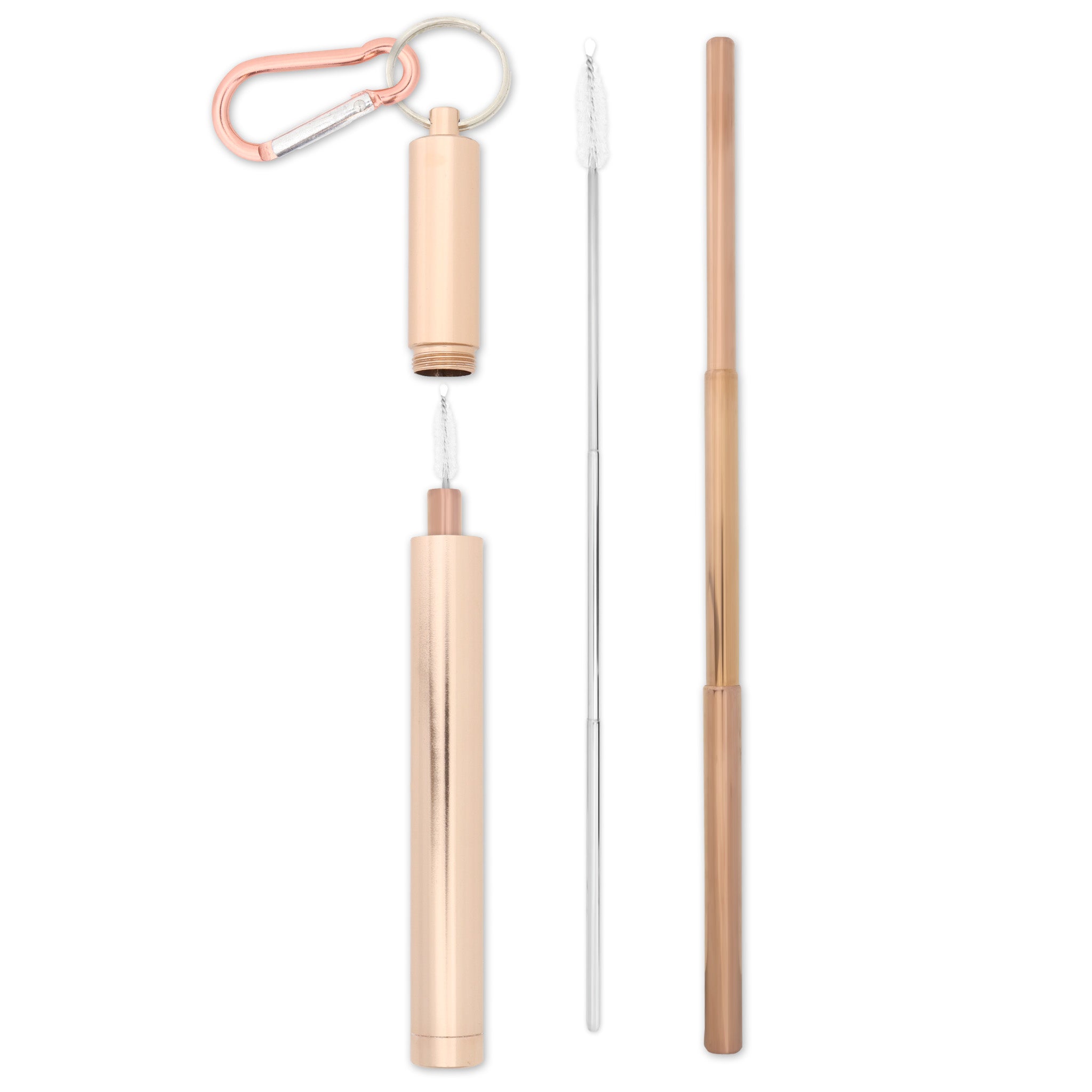 Telescopic Straw (Rose Gold)