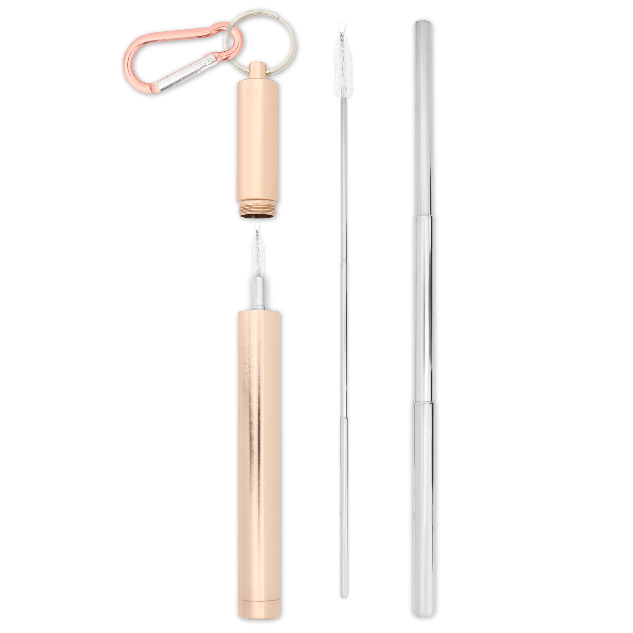 Telescopic Straw (Rose Gold)