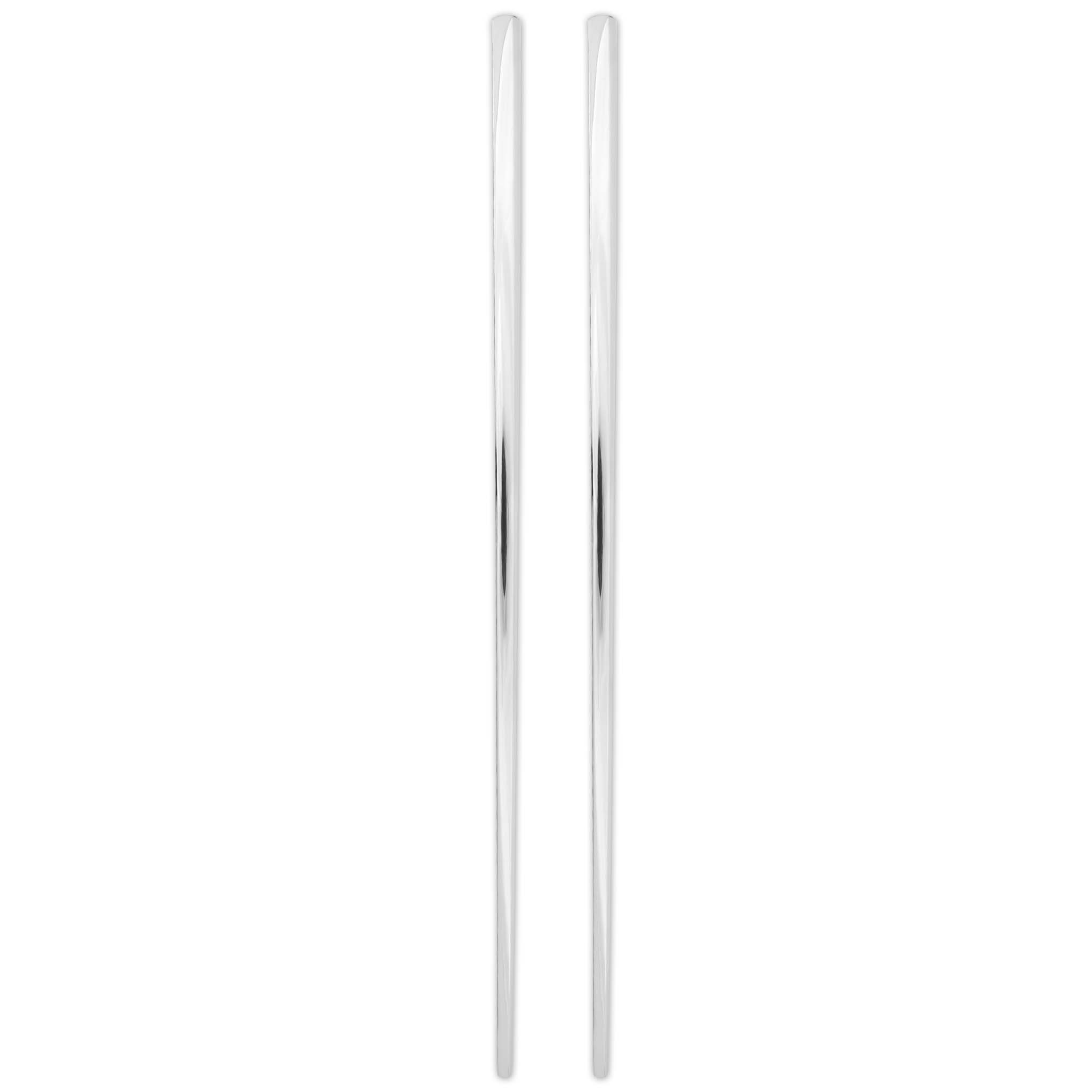 Stainless Steel Reusable Chopsticks Set (Silver)